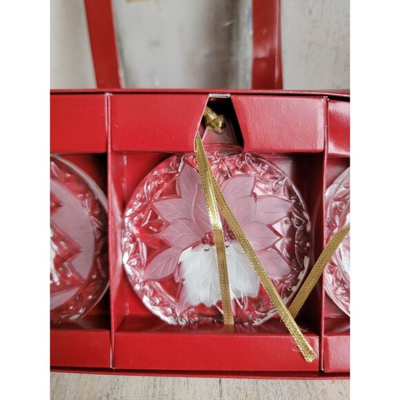 Studio Nova crystal bell tree ornament Xmas set frosted - Picture 3 of 6